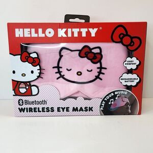 Hello Kitty Wireless Eye Mask | Bluetooth Play Music White Noise Audio Book NEW